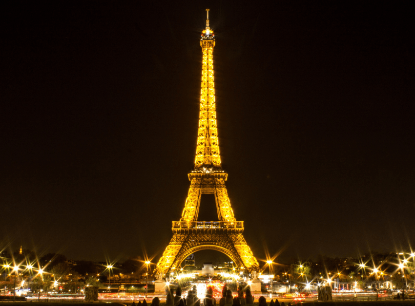 Eiffel Tower Symbol of Parisian Artistry and Stencil Creativity